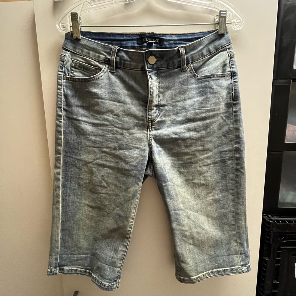 Ellen Tracy soft denim capri